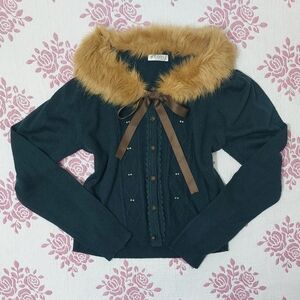 Axes Femme Fur Tippet Cardigan